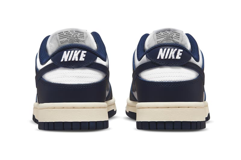 ナイキからビラノバ大学カラーを彷彿とさせる新作ダンクローが登場 nike dunk low vintage navy white DD1503 115 release date info store list buying guide photos price 