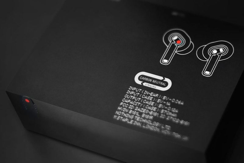 英国発のナッシングが展開するワイヤレスイヤホン ear (1) の新色ブラックが HBX に登場 Nothing ear (1)  black HBX release info