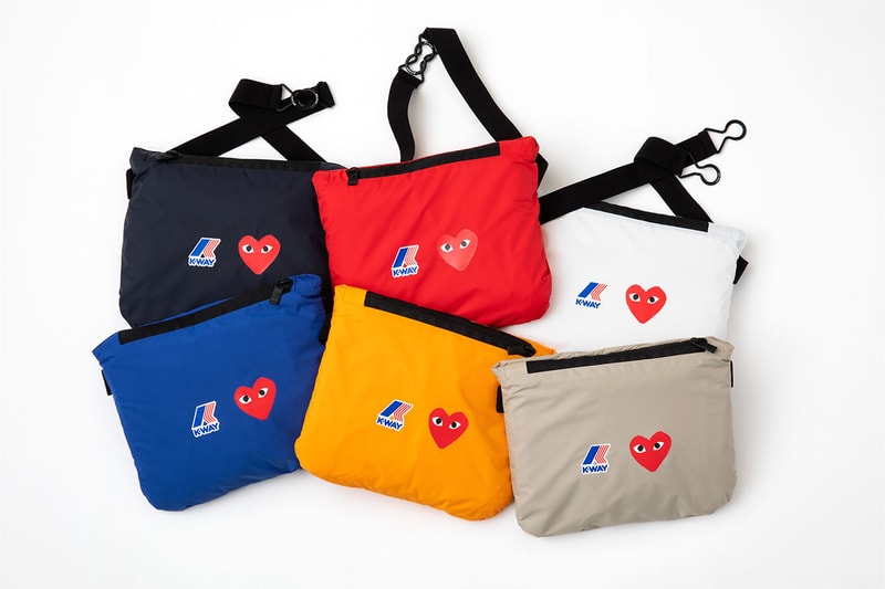 プレイ コムデギャルソンがケーウェイ PLAY COMME DES GARÇONS がレインウェアブランド K-WAY とのコラボジャケット2型をリリース