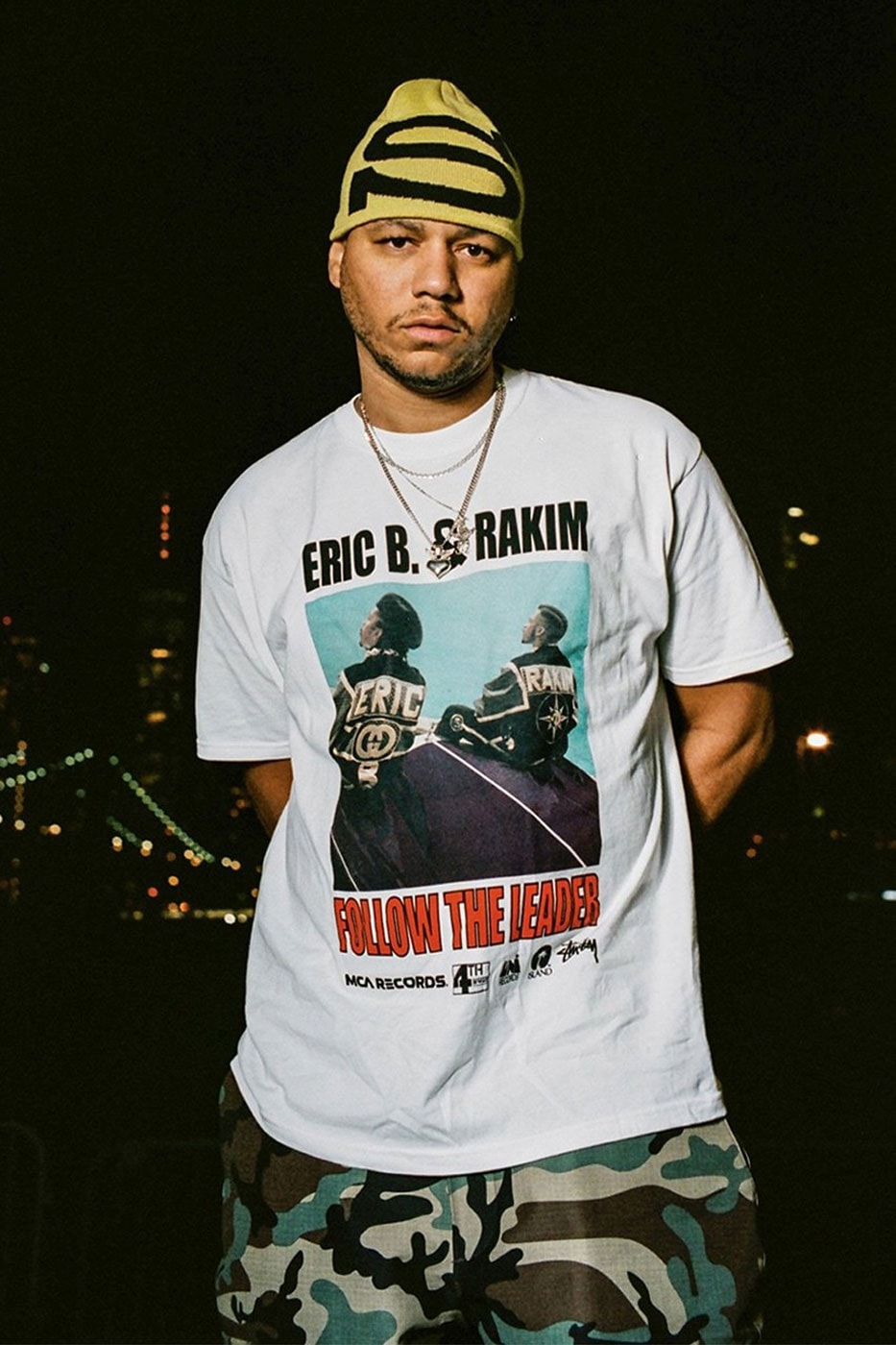 ステューシーが伝説的ヒップホップデュオ エリック B ＆ ラキムとのコラボコレクションを発表 Stüssy Drops New Collaboration With Rap Duo Eric B. & Rakim east coast rap duo dj mc rapper hip hop dover street market 