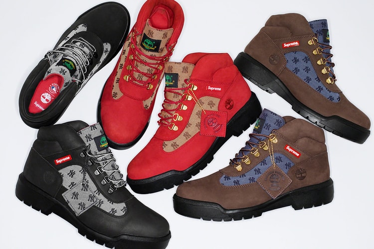 Supreme x Timberland からニューヨーク・ヤンキースをフィーチャーしたコラボブーツが登場