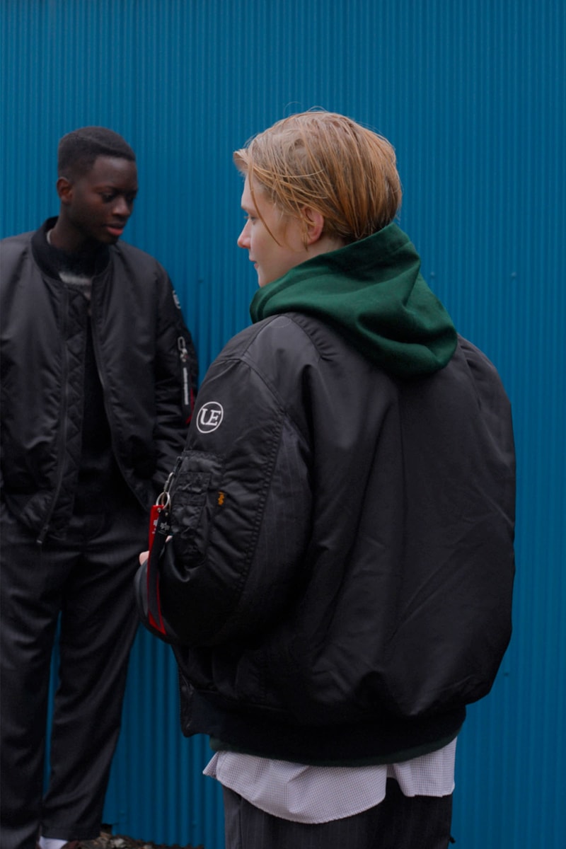 ユニフォームエクスペリメントよりロロ・ピアーナのファブリックを使用したスペシャルアイテムが登場 uniform experiment x Loro Piana 2022 new year items Alpha Industries MA-1 