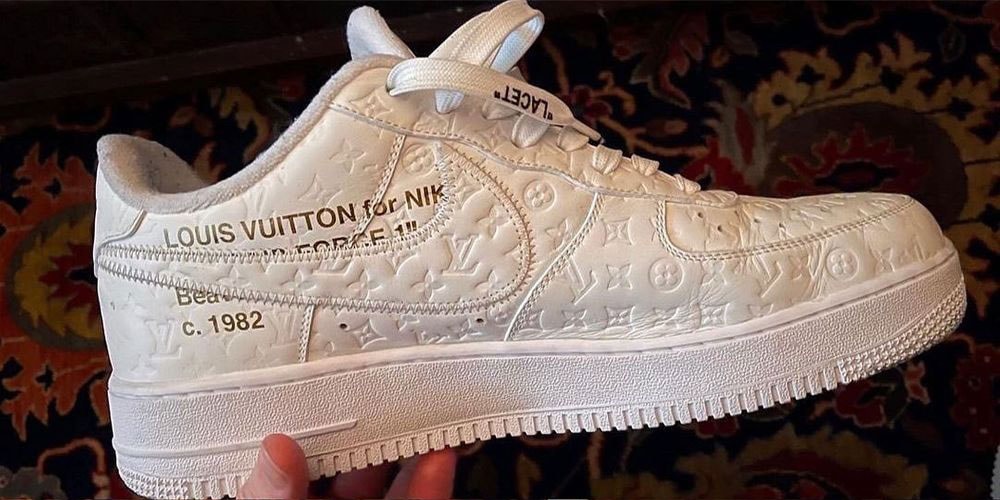 マシュー・ウィリアムズが初見と思われる Louis Vuitton x Nike の Air Force 1 Low を公開 - HYPEBEAST