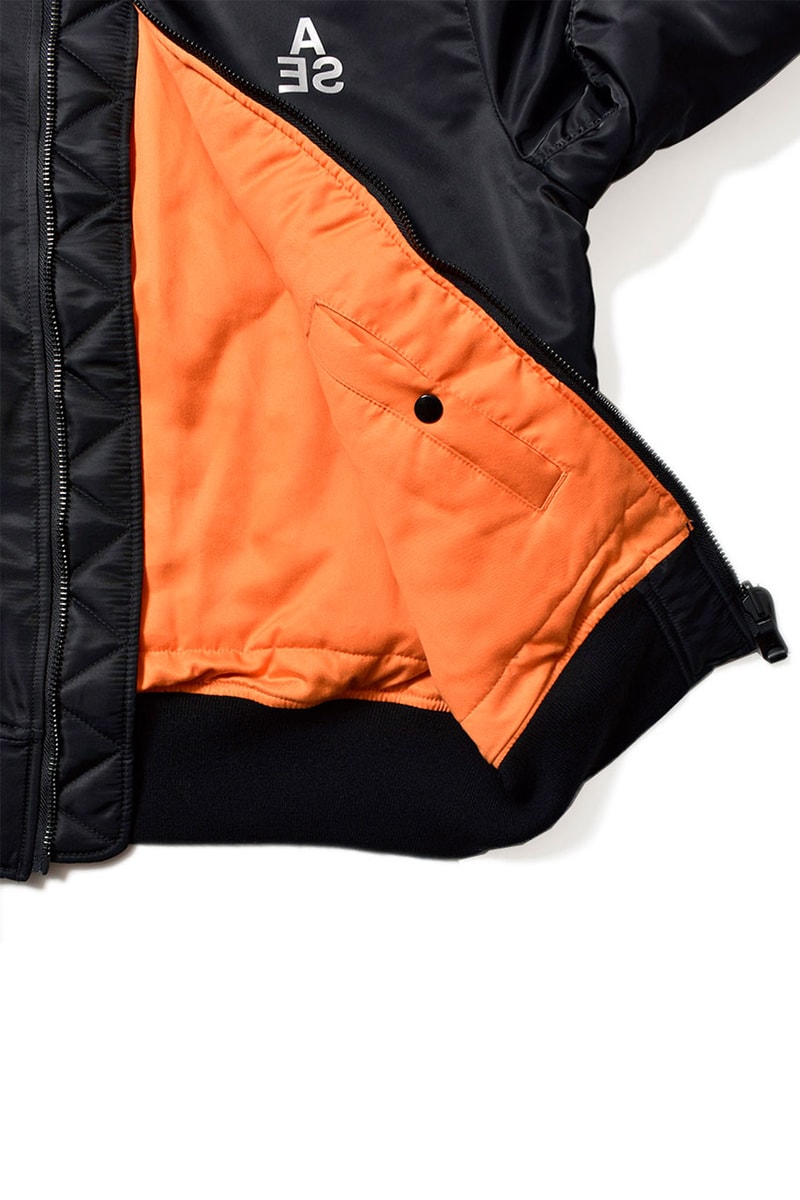 WIND AND SEA よりMINEDENIM 創立5周年を記念したスペシャルコラボレーション MA-1が登場