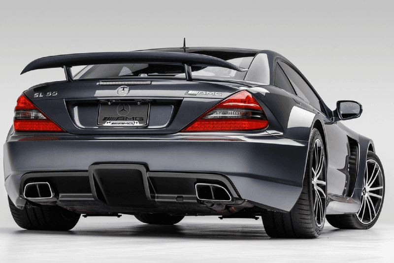 2009年製のメルセデスベンツ SL65 AMG ブラックシリーズがオークションに出品される 2009 Mercedes-Benz SL 65 AMG Black Series Steel Grey Metallic For Sale USA Rare German Supercar V12 Turbocharged