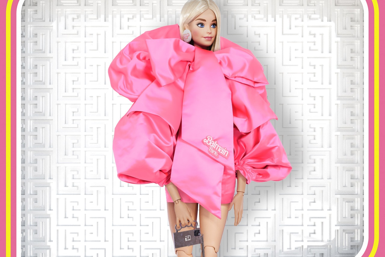 バルマンがファッションドール バービーとのコラボNFTを発売 Balmain x Barbie NFT and Apparel Collection is a Hot Pink Ode to Fashion
