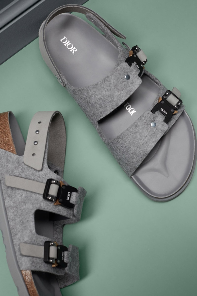 ディオールがビルケンシュトックとの初となるコラボレーションを発表 Official Look at the Dior x Birkenstock Collaboration Footwear