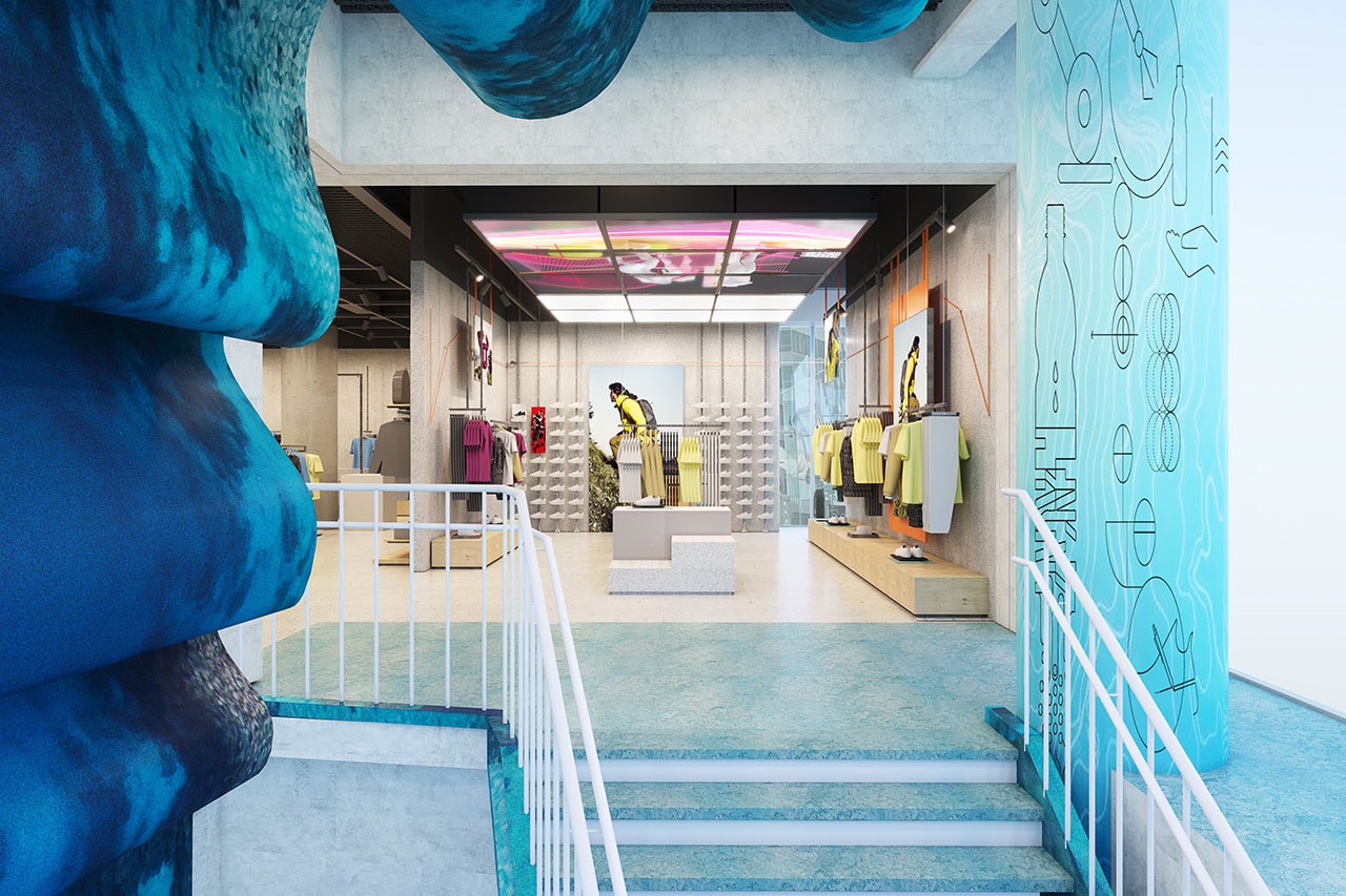 アディダスの“サステナビリティ”な取り組みを体現した新店舗『アディダス ブランドセンター 原宿』がオープン adidas new shop brand center harajuku open info sustainability Allbirds FUTURECRAFT.FOOTPRINT