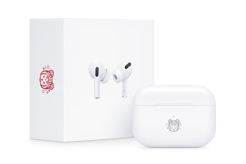 アップルが寅年仕様の限定 AirPods Pro をリリース Apple Releases Special-Edition Year of the Tiger AirPods Pros earbuds available now 1999 hkd price ANC magsafe