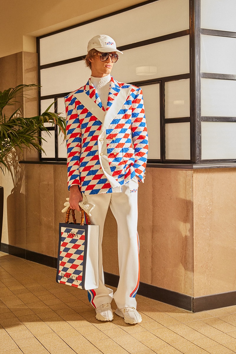 カサブランカ 2022年秋冬コレクション casablanca paris charaf tajer fall winter 2022 collection atlantis sneaker release information emma mackey details