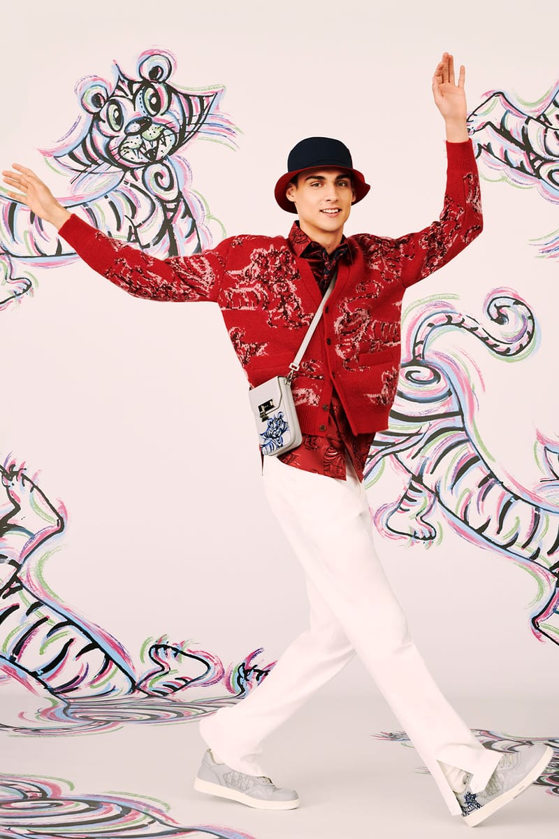 DIOR × KENNY ディオール ケニーシャーフ ブローチ CDロゴ｜ブローチ  