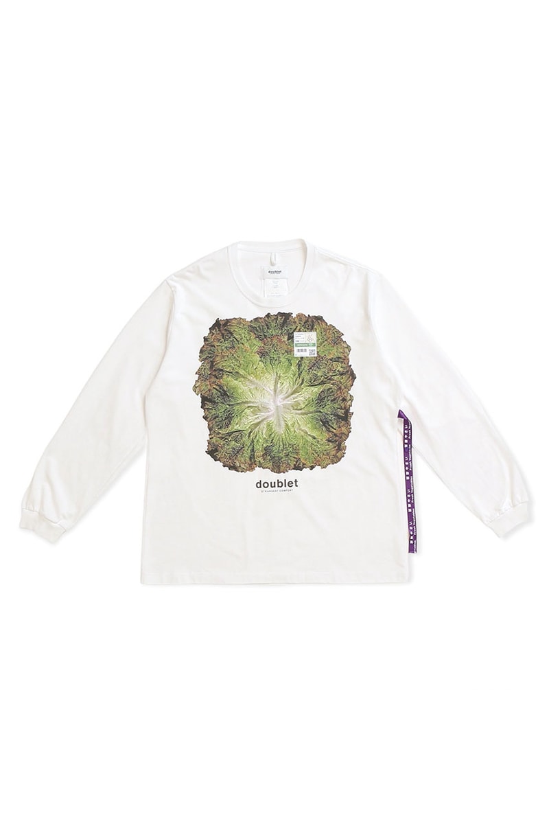 ダブレットが“新鮮野菜”をイメージしたウィズム別注Tシャツを発売 doublet wism collab t shirt release info