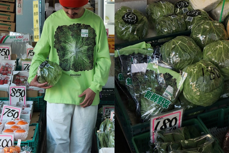 doublet が“新鮮野菜”をイメージした WISM の別注 T シャツを発売