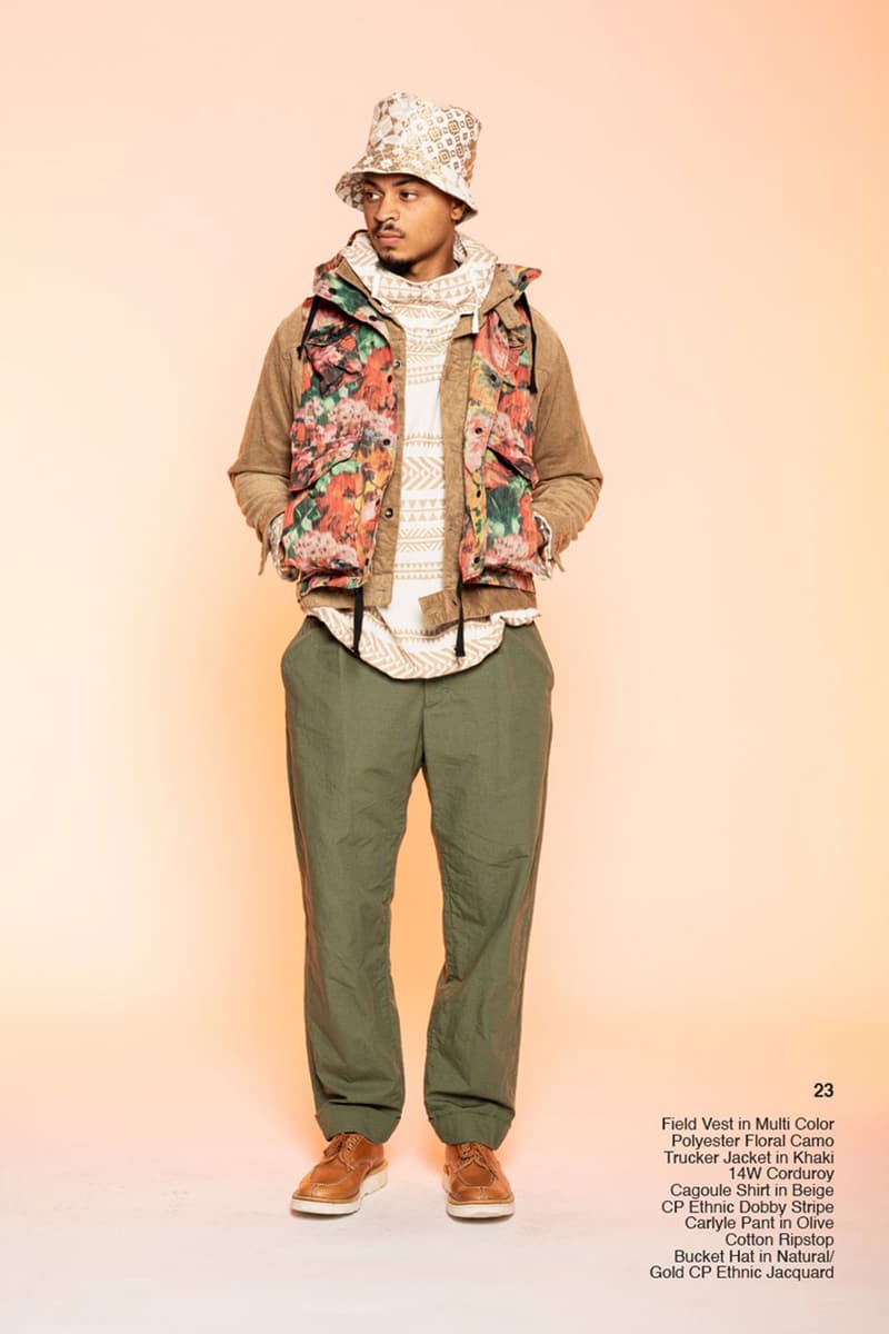 エンジニアド ガーメンツ 2022年春夏コレクション Engineered Garments Spring Summer Collection 2022 SS22 The First and the Future Lookbook Release Info Buy Price African Culture Animal Prints Khaki