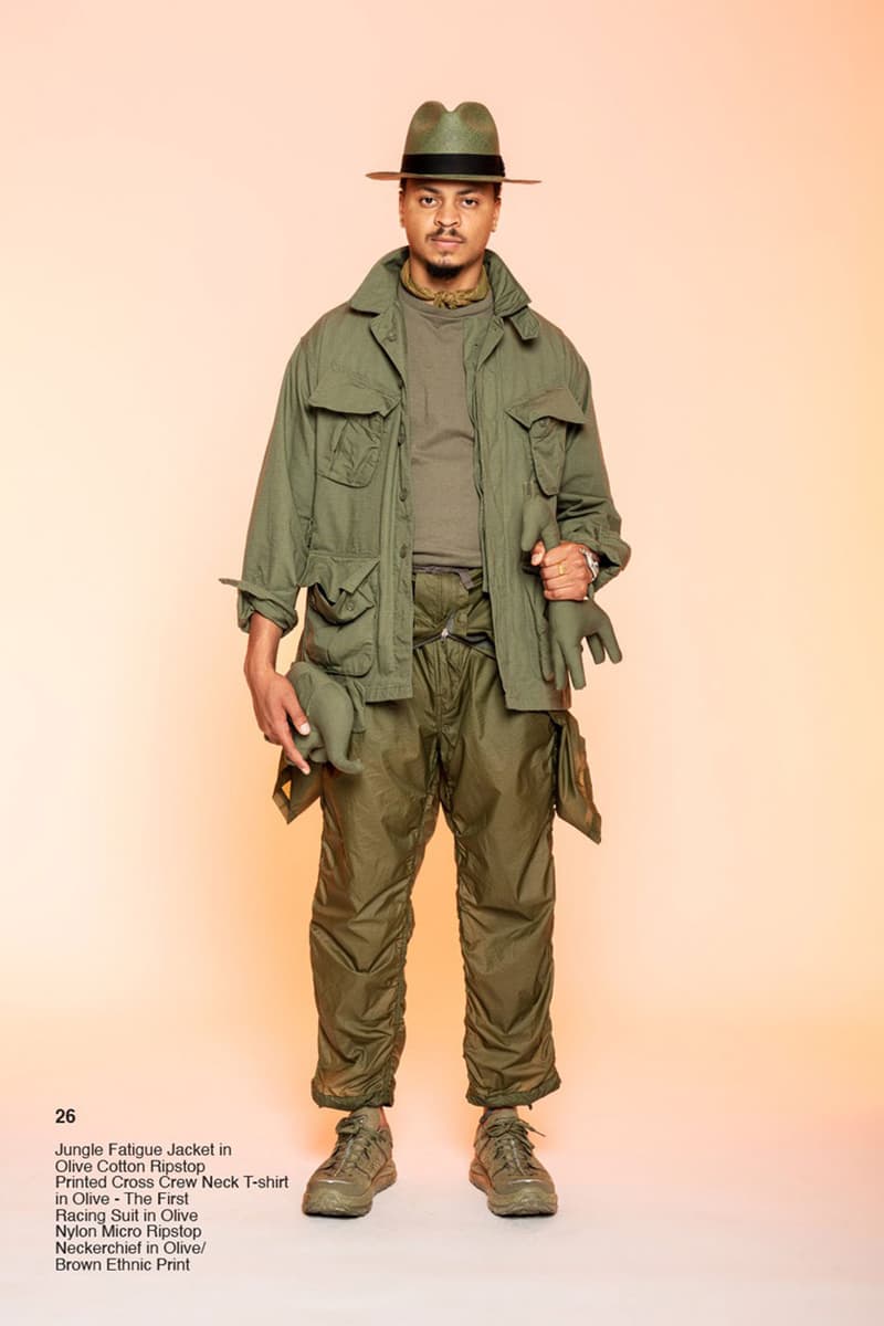 エンジニアド ガーメンツ 2022年春夏コレクション Engineered Garments Spring Summer Collection 2022 SS22 The First and the Future Lookbook Release Info Buy Price African Culture Animal Prints Khaki