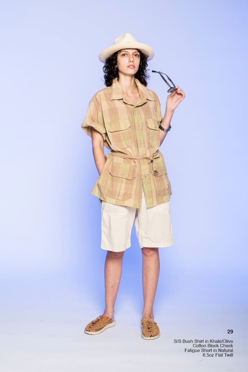 エンジニアド ガーメンツ 2022年春夏コレクション Engineered Garments Spring Summer Collection 2022 SS22 The First and the Future Lookbook Release Info Buy Price African Culture Animal Prints Khaki