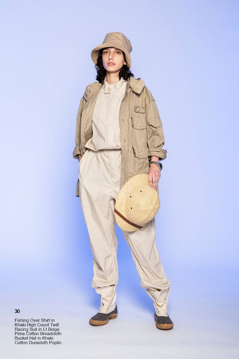 エンジニアド ガーメンツ 2022年春夏コレクション Engineered Garments Spring Summer Collection 2022 SS22 The First and the Future Lookbook Release Info Buy Price African Culture Animal Prints Khaki