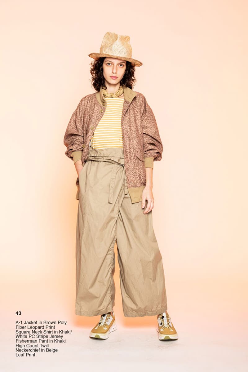 エンジニアド ガーメンツ 2022年春夏コレクション Engineered Garments Spring Summer Collection 2022 SS22 The First and the Future Lookbook Release Info Buy Price African Culture Animal Prints Khaki