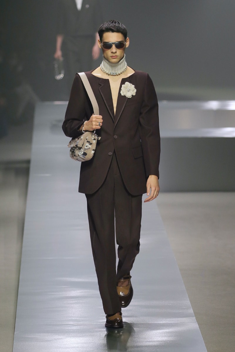 フェンディ 2022年秋冬メンズコレクション Fendi Redefines the Roaring Twenties in FW22 Collection fall/winter 2022 mens milano milan fashion week mfw silvia venturini fendi