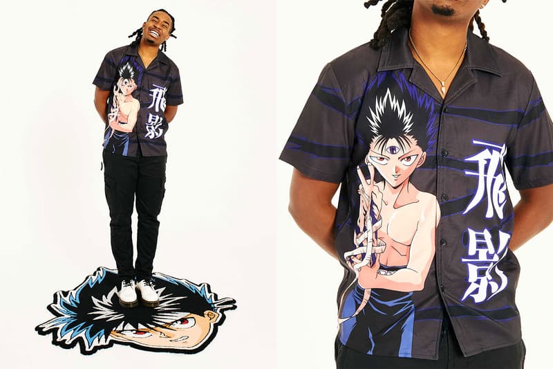 LA発のストリートブランド ハイプランドが『幽☆遊☆白書』とのコラボコレクションを発表 Hypland Yu Yu Hakusho Collaboration Collection Release Info Buy Hiei Kurama Kuwabara Botan lookbooks