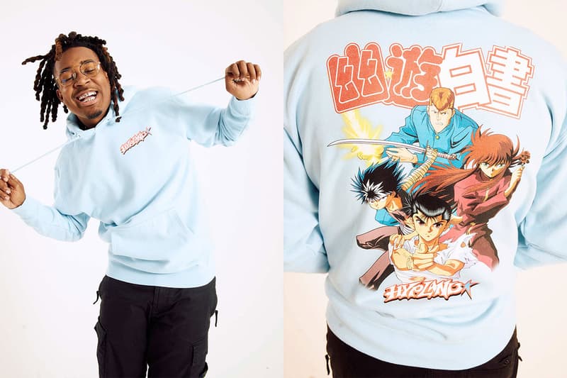 LA発のストリートブランド ハイプランドが『幽☆遊☆白書』とのコラボコレクションを発表 Hypland Yu Yu Hakusho Collaboration Collection Release Info Buy Hiei Kurama Kuwabara Botan lookbooks