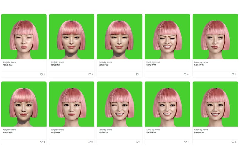 バーチャルヒューマン imma が NFT コレクションを発表