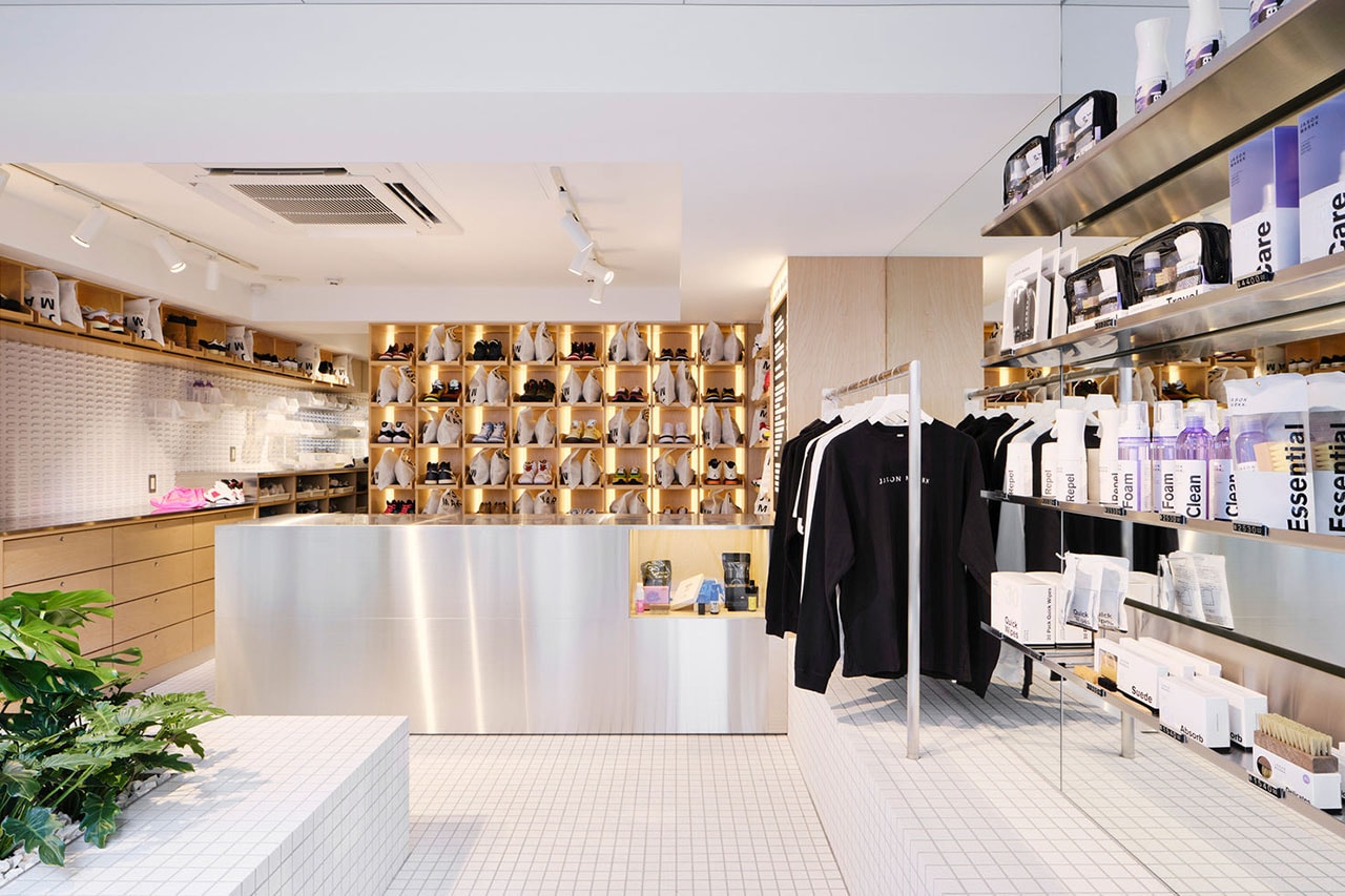 LA 発のプレミアムシューケアブランド ジェイソン マークの日本初旗艦店がオープン JASON MARKK TOKYO flagship store open info harajuku