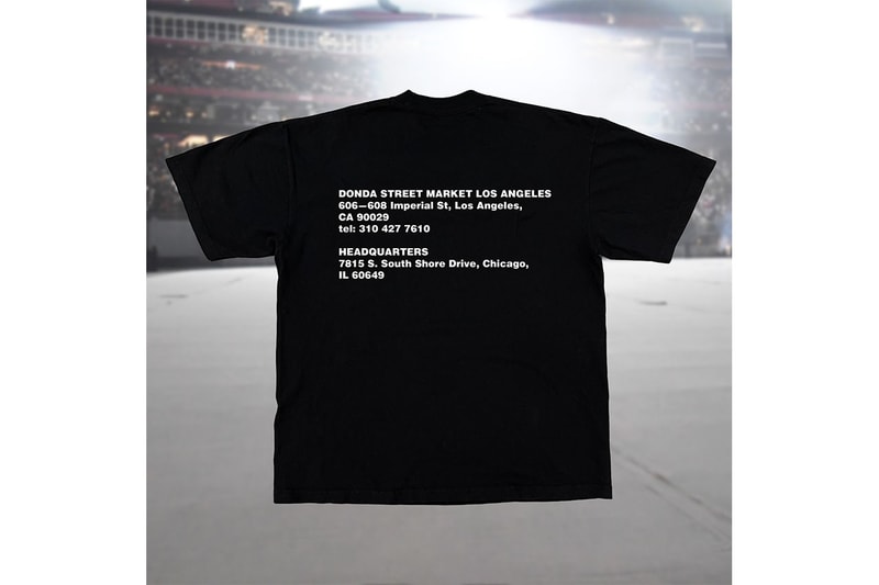 カニエ・ウェストもお気に入りのドンダストリートマーケットのアイテムが販売中 Kanye West Ye Favorites DONDA STREET MARKET T shirt release info BLADE