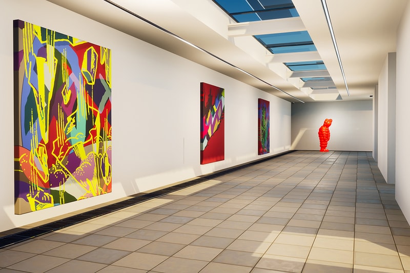 カウズが現実のギャラリーとメタバース上で個展 “ニューフィクション”を開催中  KAWS "NEW FICTION" Exhibition Fortnite Serpentine Acute Art