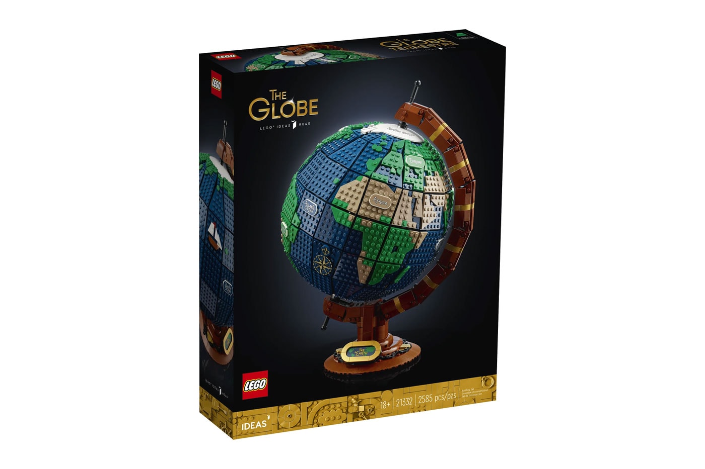 レトロな雰囲気漂う地球儀をモチーフとしたレゴが誕生 LEGO Ideas 21332 THE GLOBE info Jules Verne Guillaume Roussel Disneybrick55 toys wanderlust