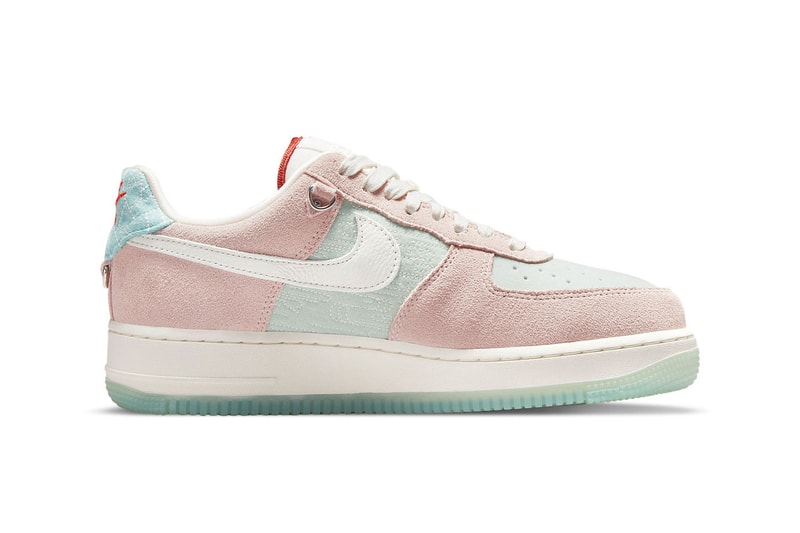 ナイキからエアフォース1の誕生40周年を記念した新作モデルが登場 Nike Air Force 1 Low “Shapeless, Formless, Limitless” DQ5361-011 nike af1 40th anniversary pink suede green transluscent outsole 