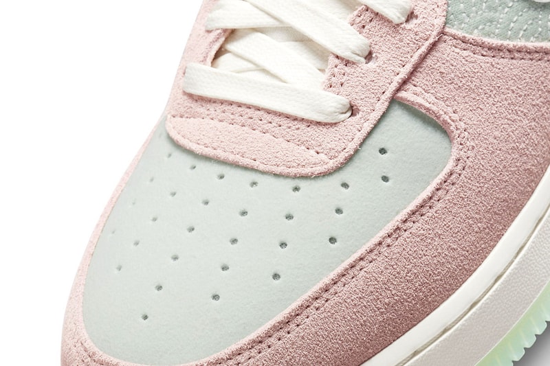 ナイキからエアフォース1の誕生40周年を記念した新作モデルが登場 Nike Air Force 1 Low “Shapeless, Formless, Limitless” DQ5361-011 nike af1 40th anniversary pink suede green transluscent outsole 