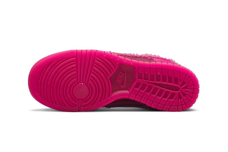 ナイキがスウッシュにフリルを装飾した新作ダンクローを発売 Nike Dunk Low Gets a "Valentine's Day" Treatment DQ9324-600 february team red pink prime love roses special edition