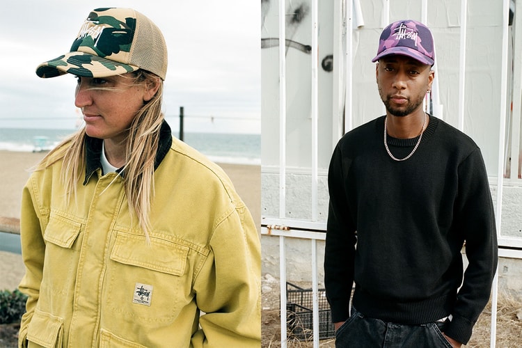 STÜSSY と BAPE®️ によるコラボトラッカーハットがリリース