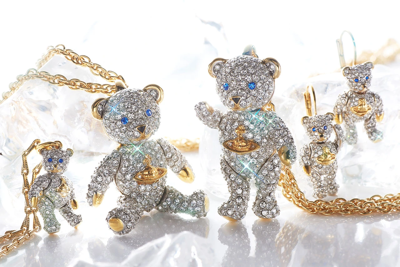 ヴィヴィアンウエストウッドがクリスタルを散りばめた新作ジュエリー “TEDDY”を発売 vivienne westwood limited jewelry collection teddy release info