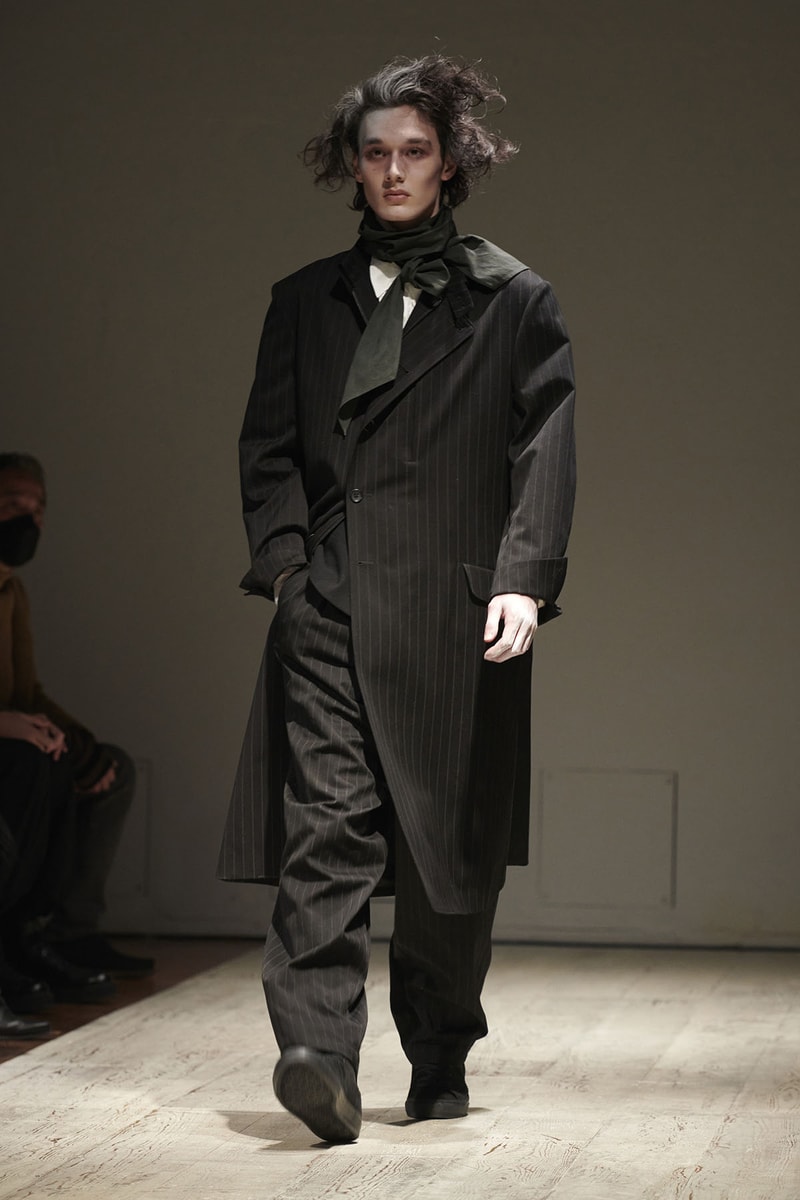 ヨウジヤマモト 2022年秋冬コレクション Yohji Yamamoto POUR HOMME fall winter 2022 collection info