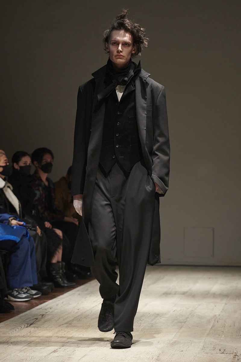 ヨウジヤマモト 2022年秋冬コレクション Yohji Yamamoto POUR HOMME fall winter 2022 collection info