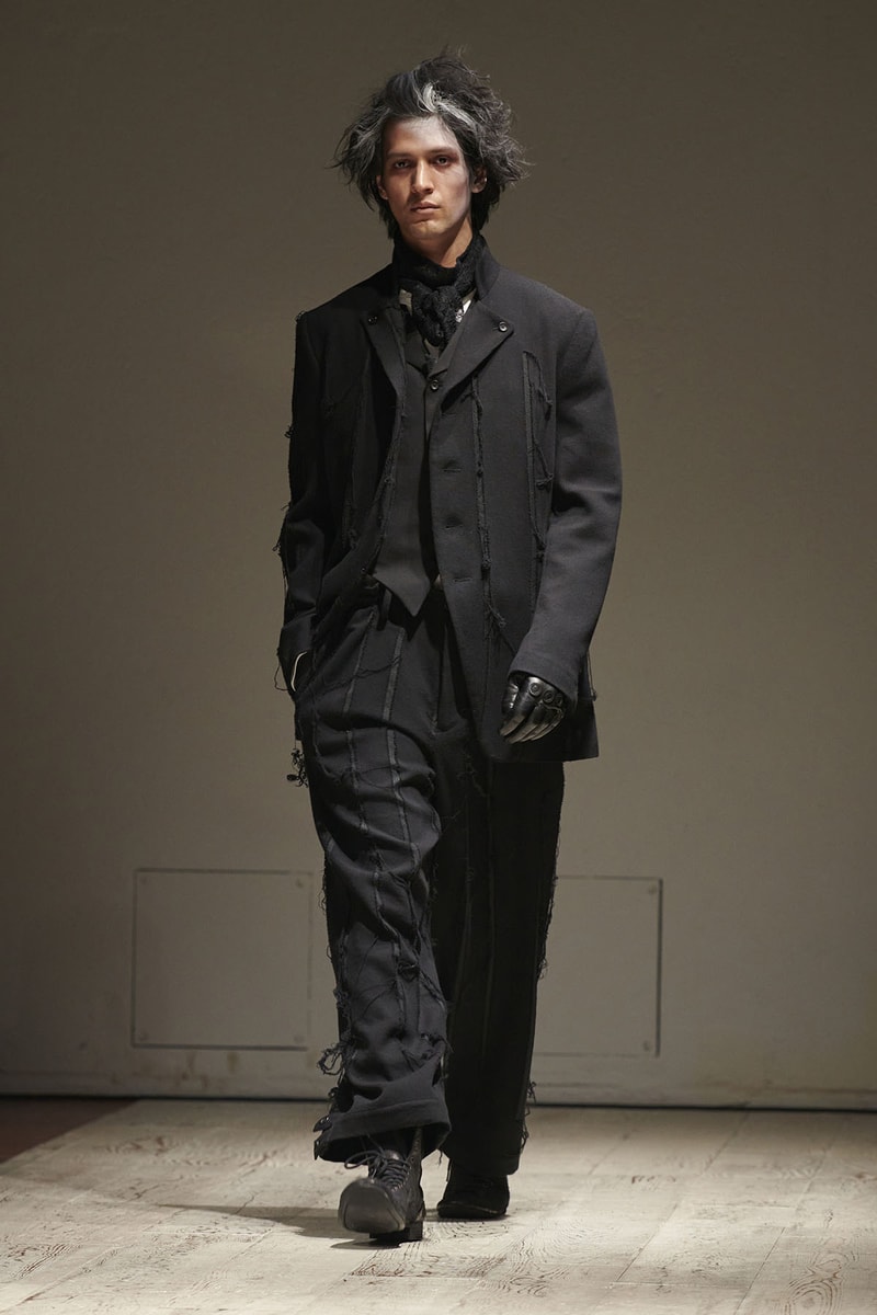 ヨウジヤマモト 2022年秋冬コレクション Yohji Yamamoto POUR HOMME fall winter 2022 collection info