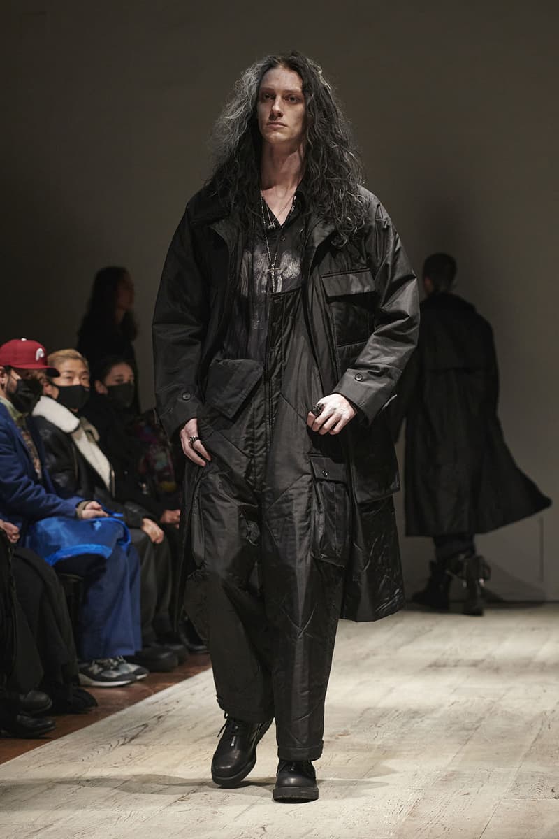 ヨウジヤマモト 2022年秋冬コレクション Yohji Yamamoto POUR HOMME fall winter 2022 collection info