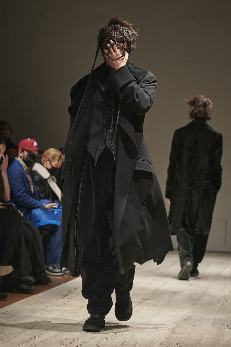 ヨウジヤマモト 2022年秋冬コレクション Yohji Yamamoto POUR HOMME fall winter 2022 collection info