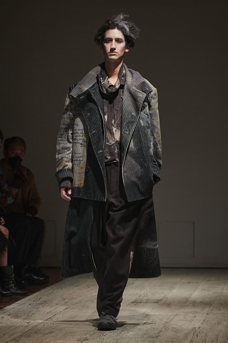 ヨウジヤマモト 2022年秋冬コレクション Yohji Yamamoto POUR HOMME fall winter 2022 collection info