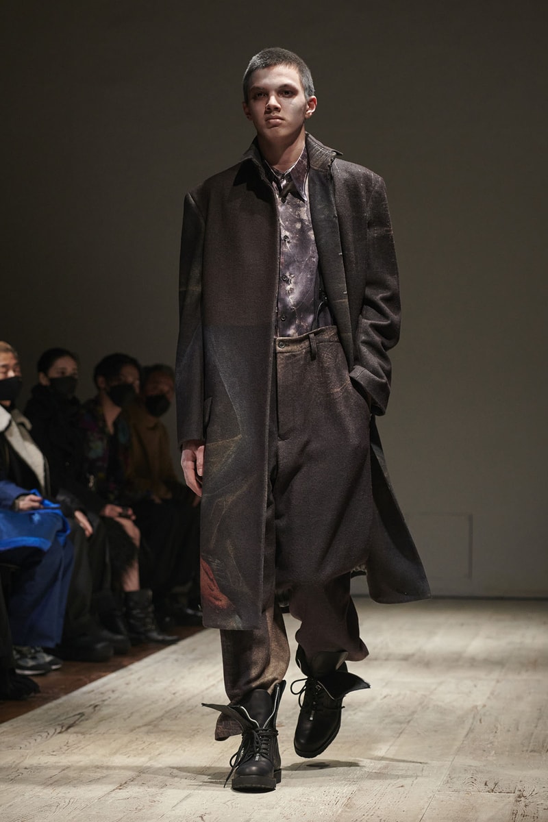 ヨウジヤマモト 2022年秋冬コレクション Yohji Yamamoto POUR HOMME fall winter 2022 collection info