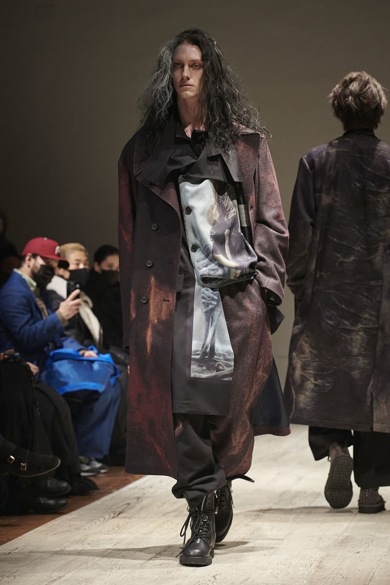 ヨウジヤマモト 2022年秋冬コレクション Yohji Yamamoto POUR HOMME fall winter 2022 collection info