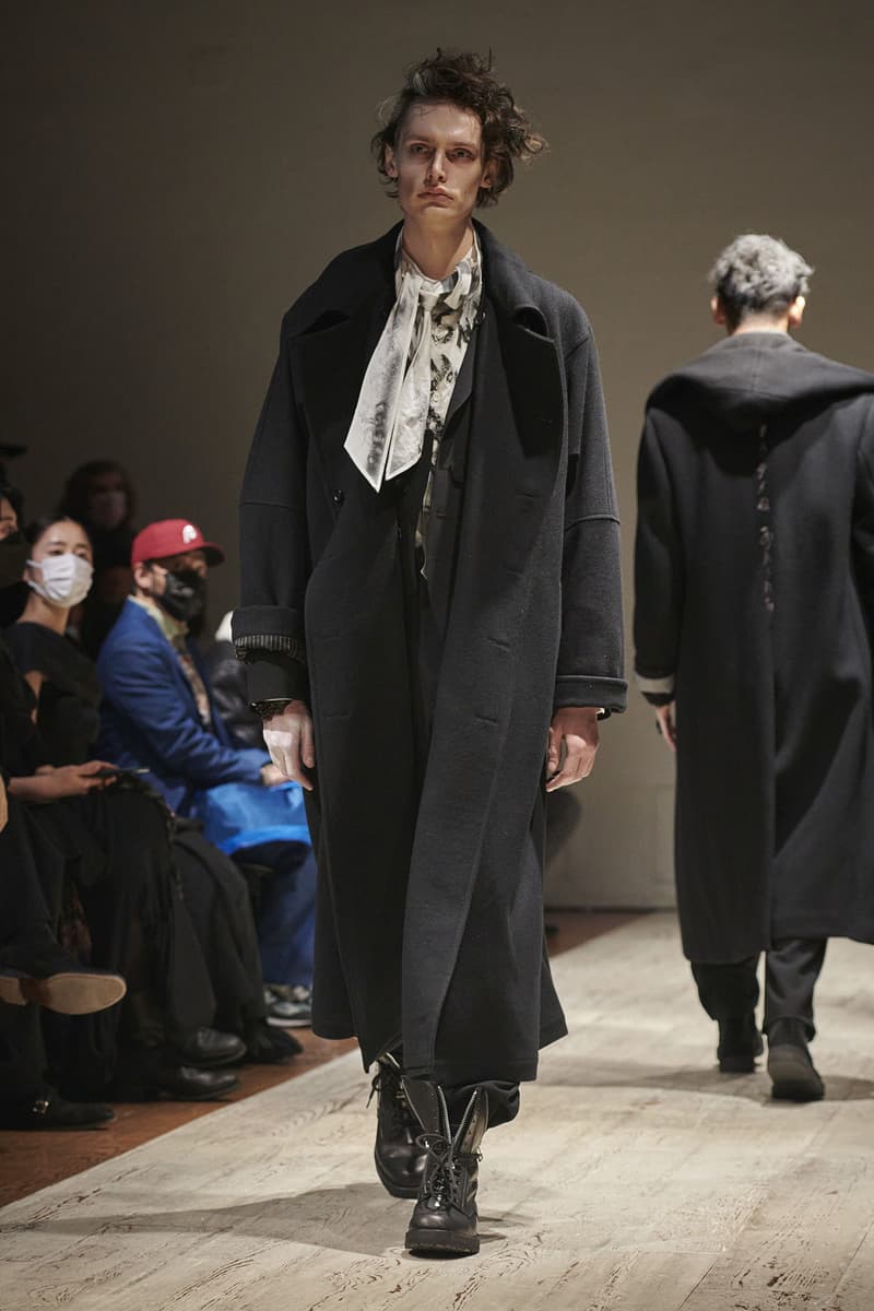 ヨウジヤマモト 2022年秋冬コレクション Yohji Yamamoto POUR HOMME fall winter 2022 collection info