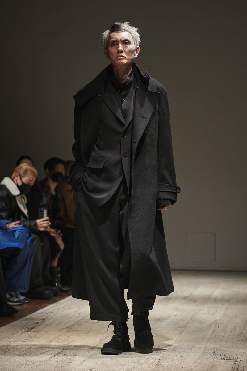 ヨウジヤマモト 2022年秋冬コレクション Yohji Yamamoto POUR HOMME fall winter 2022 collection info