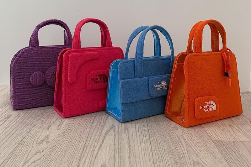 ナイキやノースフェイスなどのフリースを用いたアップサイクルバッグが話題に APOC Store Tega Akinola Upcycled Fleece Handbags Release Info nike the north face