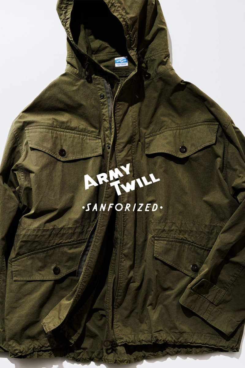 2020年にに始動したアーミーツイル サンフォライズドの公式オンラインストアがオープン ARMY TWILL SANFORIZED Official online store open info