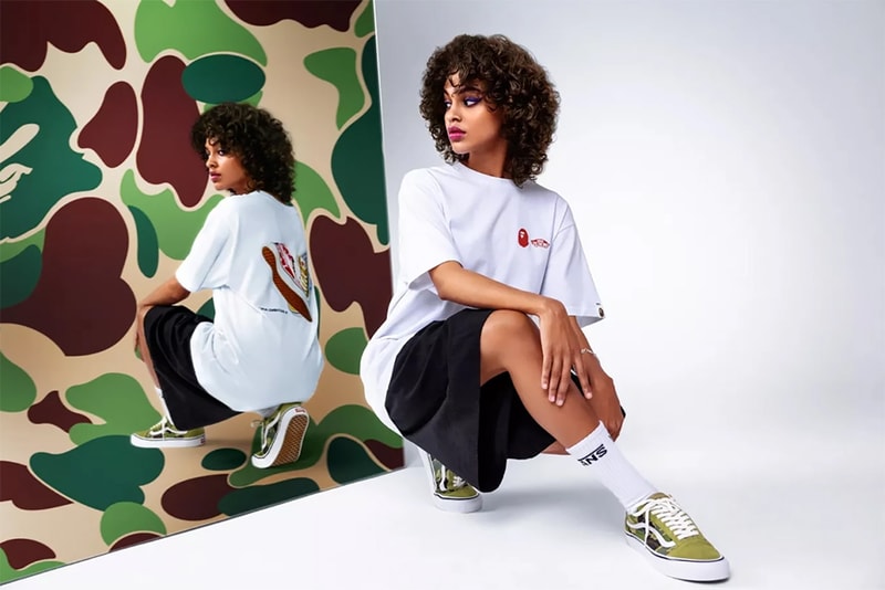 ベイプ x ヴァンズ によるコラボレーション第2弾がリリース　BAPE Reconnects With Vans for Another Footwear and Apparel Collaboration
