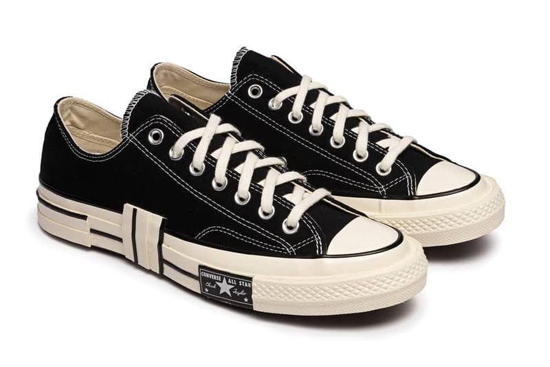 コンバースからソールユニットに焦点を当てたチャックテイラー70の新作が登場 Converse Chuck 70 Canvas LTD Hi Converse Chuck Canvas 70 LTD OX A02115C A02113C Rubber Patchwork Spring Summer 2022