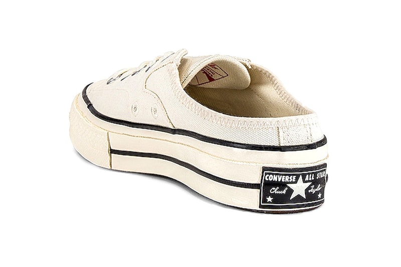 コンバースからミュールタイプのオールスターが登場 Converse Chuck 70 Mule Recycled Canvas Release Info Buy Price Black White